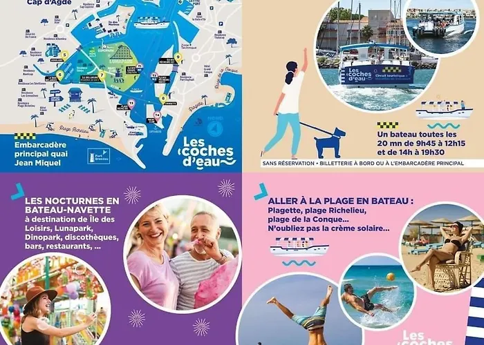 équipé Place De Parking Centre Port * Agde